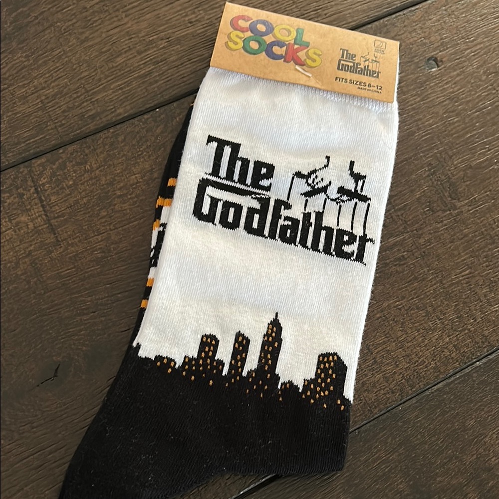 The Godfather Black and White Socks